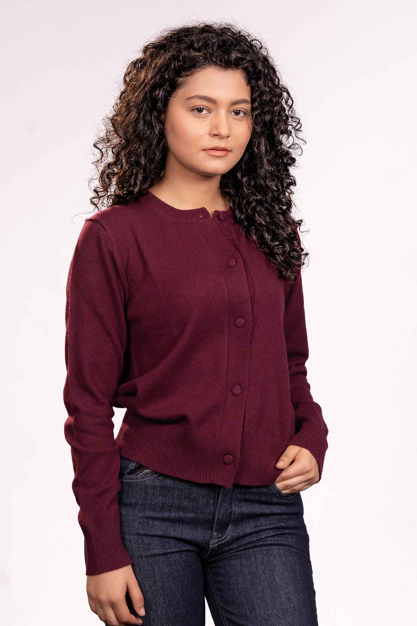 The Loom and Peak 100% Pure Cashmere Women’s Cardigan
