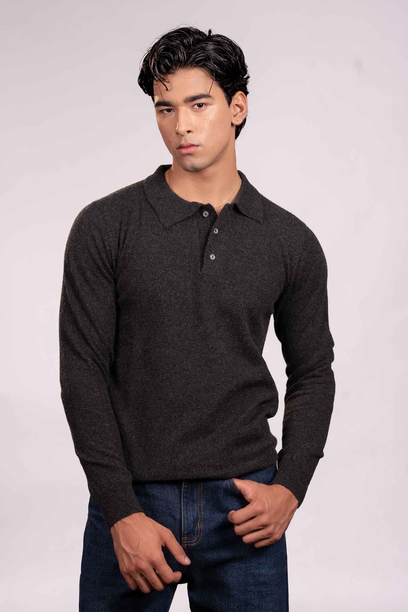 Pure Cashmere Men’s Polo
