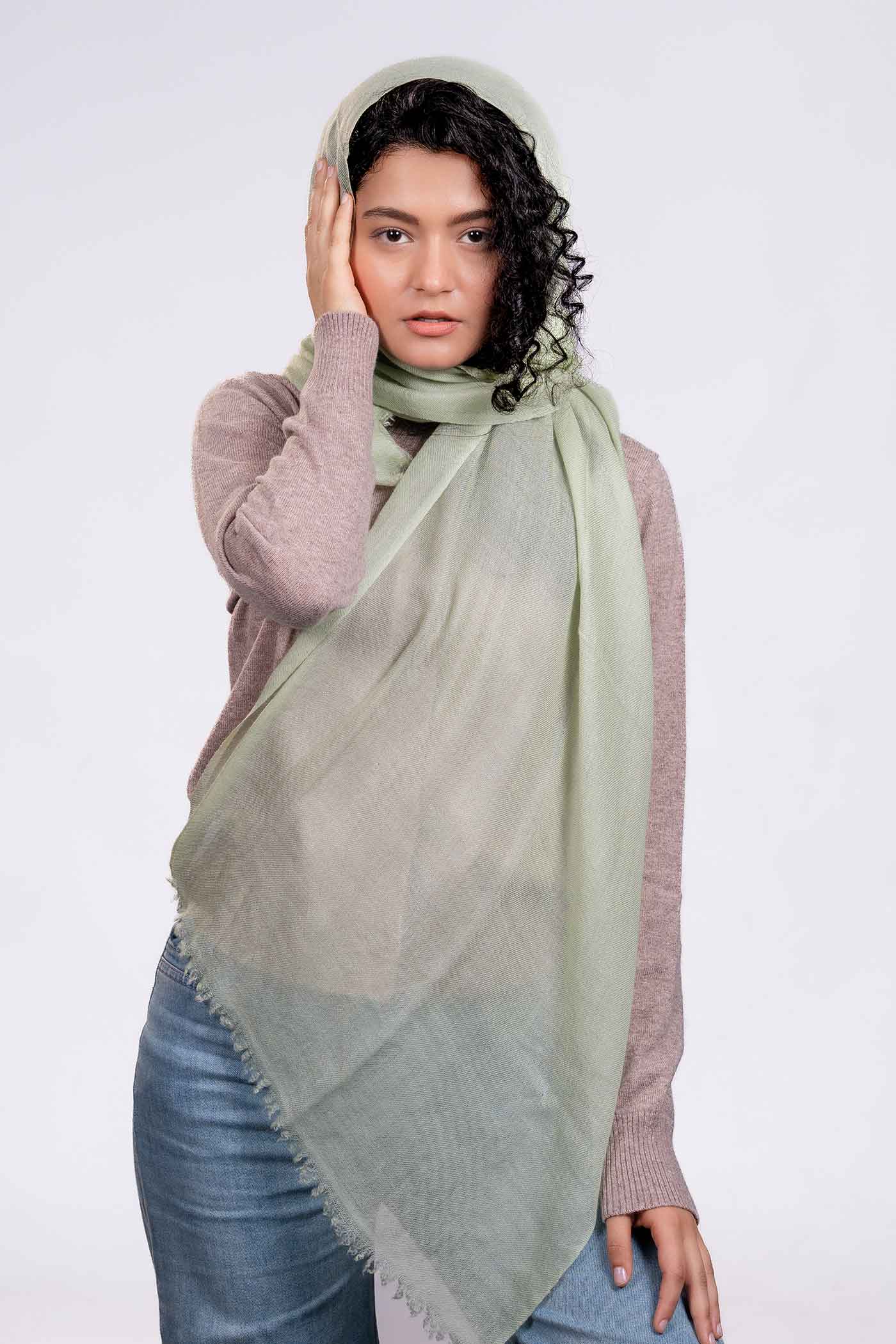 The Loom and Peak Light cashmere Scarf