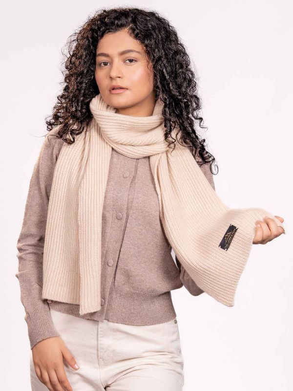 Ribbed-Scarf